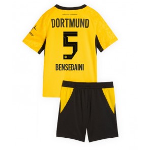 Borussia Dortmund Ramy Bensebaini #5 Hjemmebanetrøje Børn 2026-27 Kortærmet (+ Korte bukser)